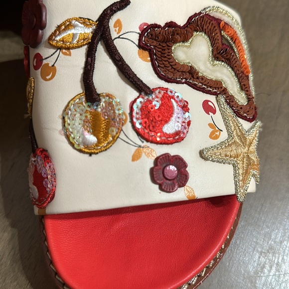 Coach leather slides - Picture 2 of 6